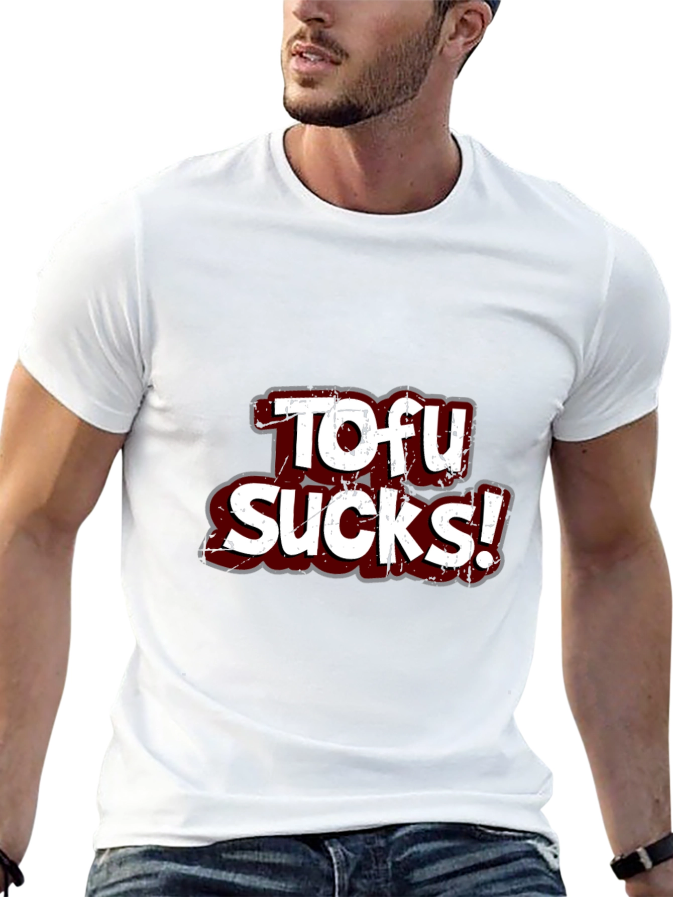 Tofu Sucks! Graphic Tee - Bold Statement Shirt