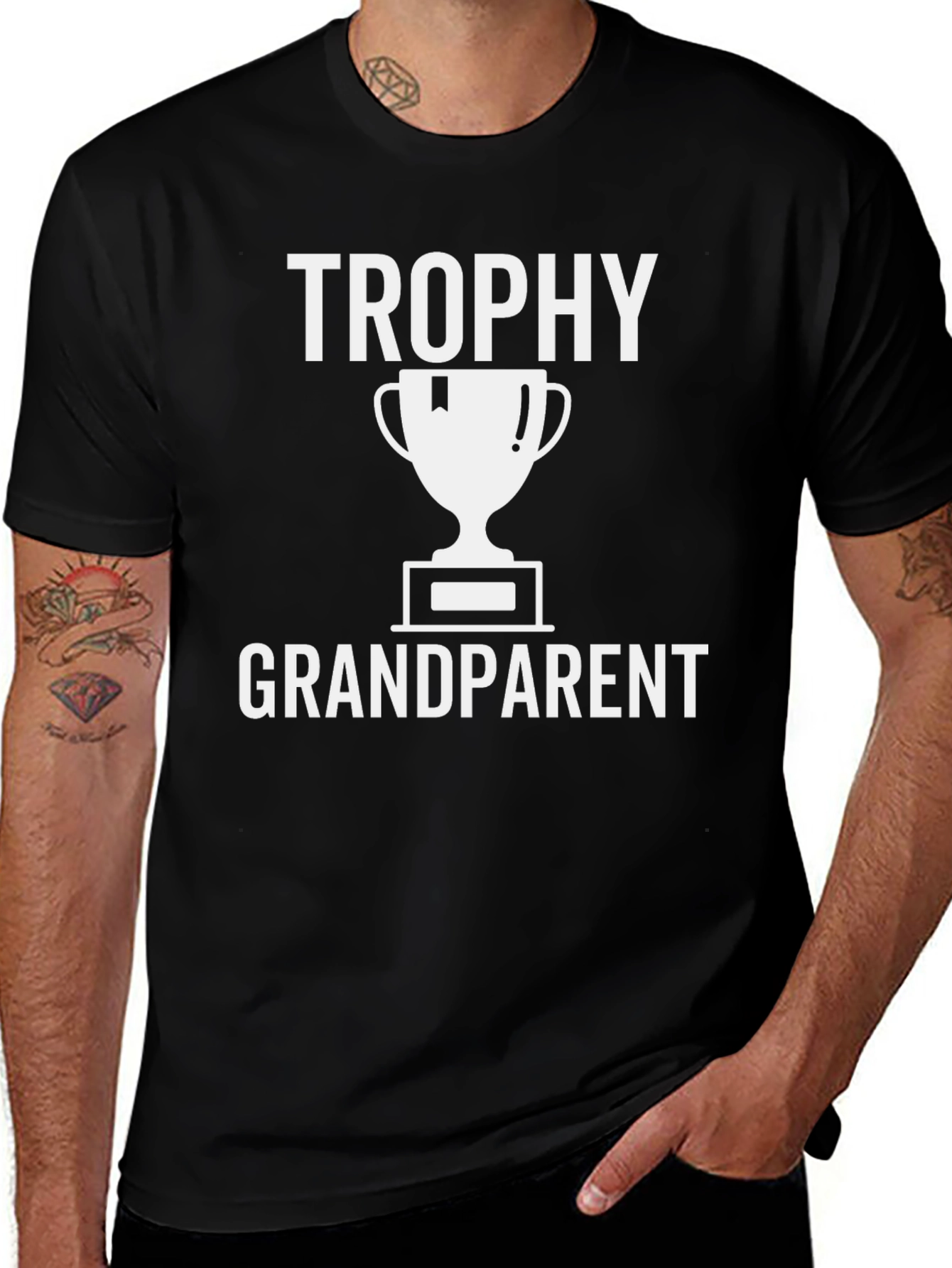 Trophy Grandparent Graphic T-Shirt