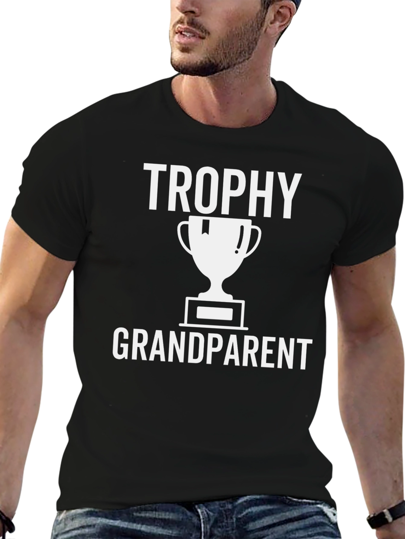 Trophy Grandparent Graphic T-Shirt