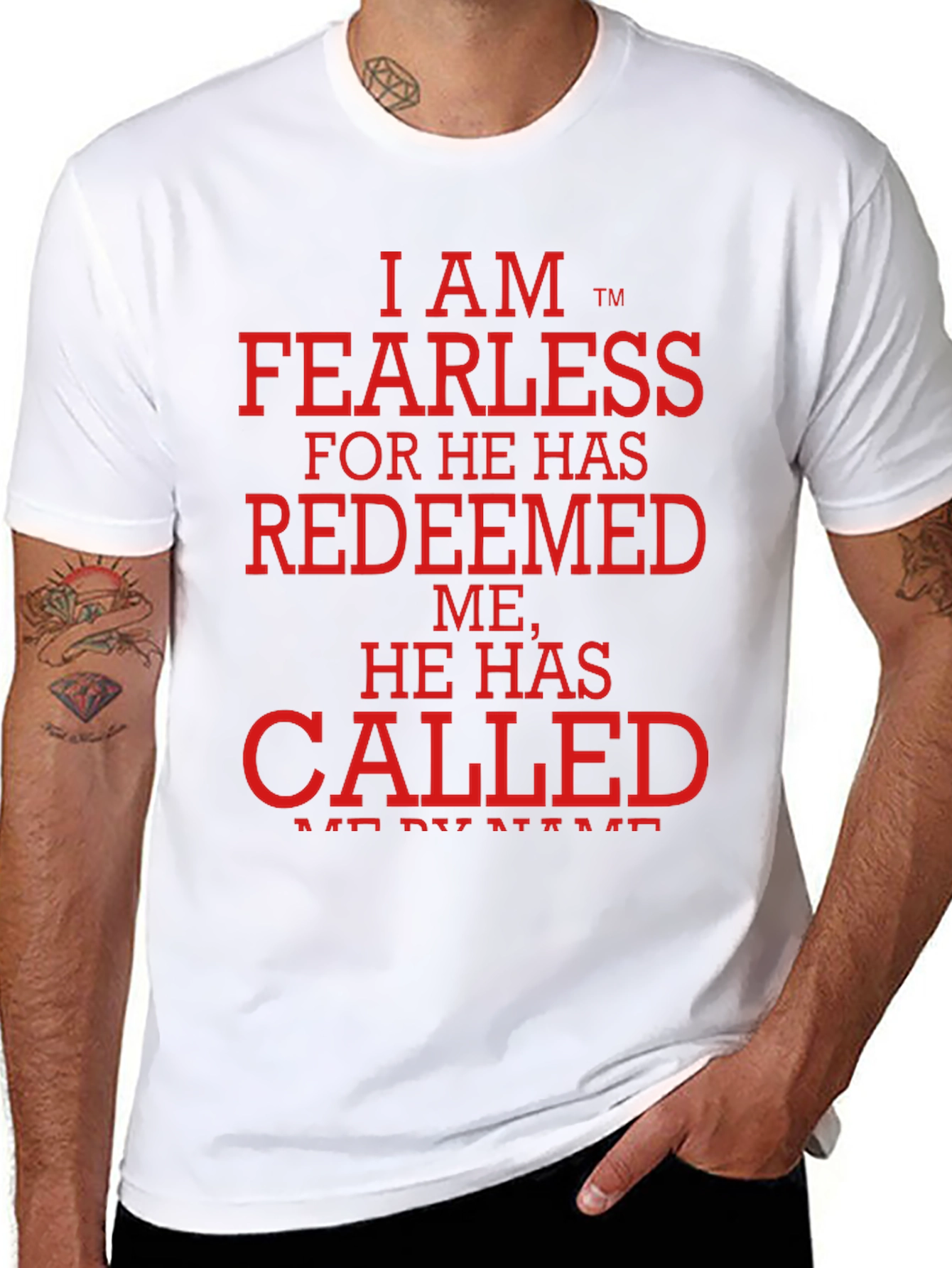Fearless Christian Graphic T-Shirt