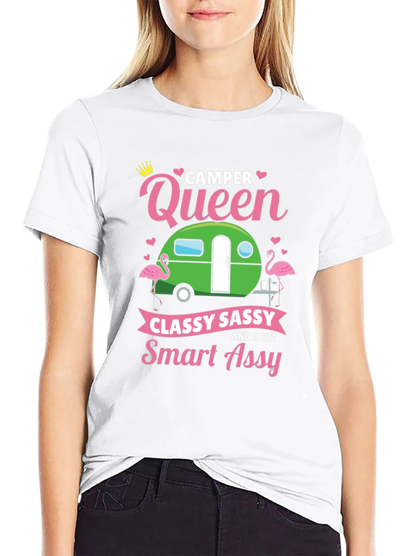 Camper Queen Sassy Graphic T-Shirt