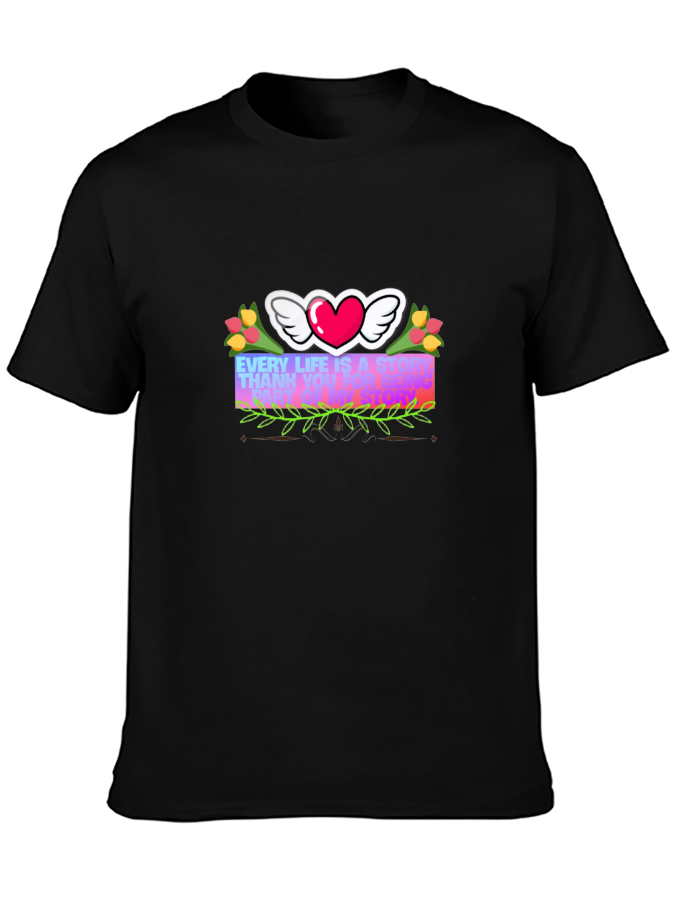 Heart with Wings Graphic Tee