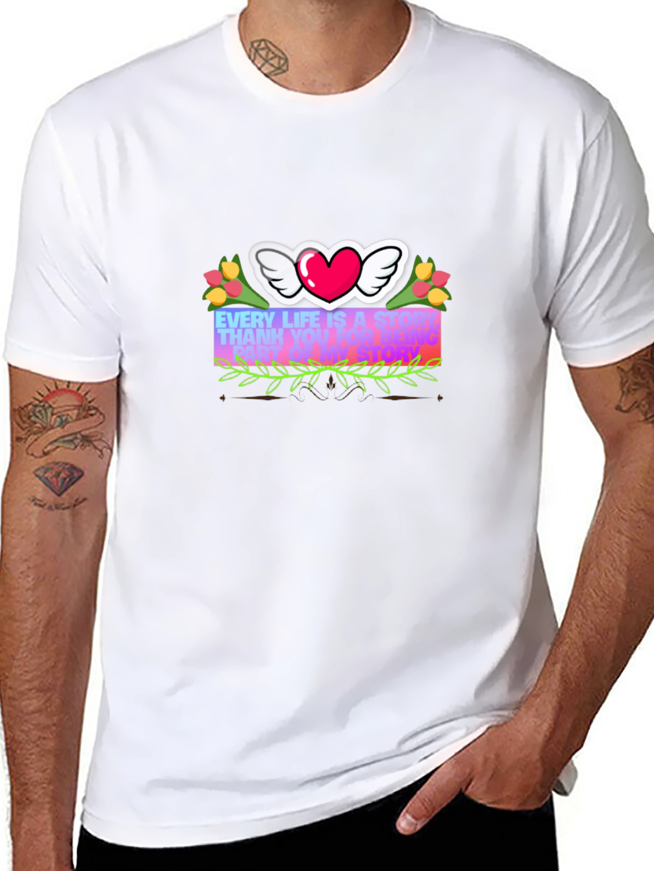 Heart with Wings Graphic Tee