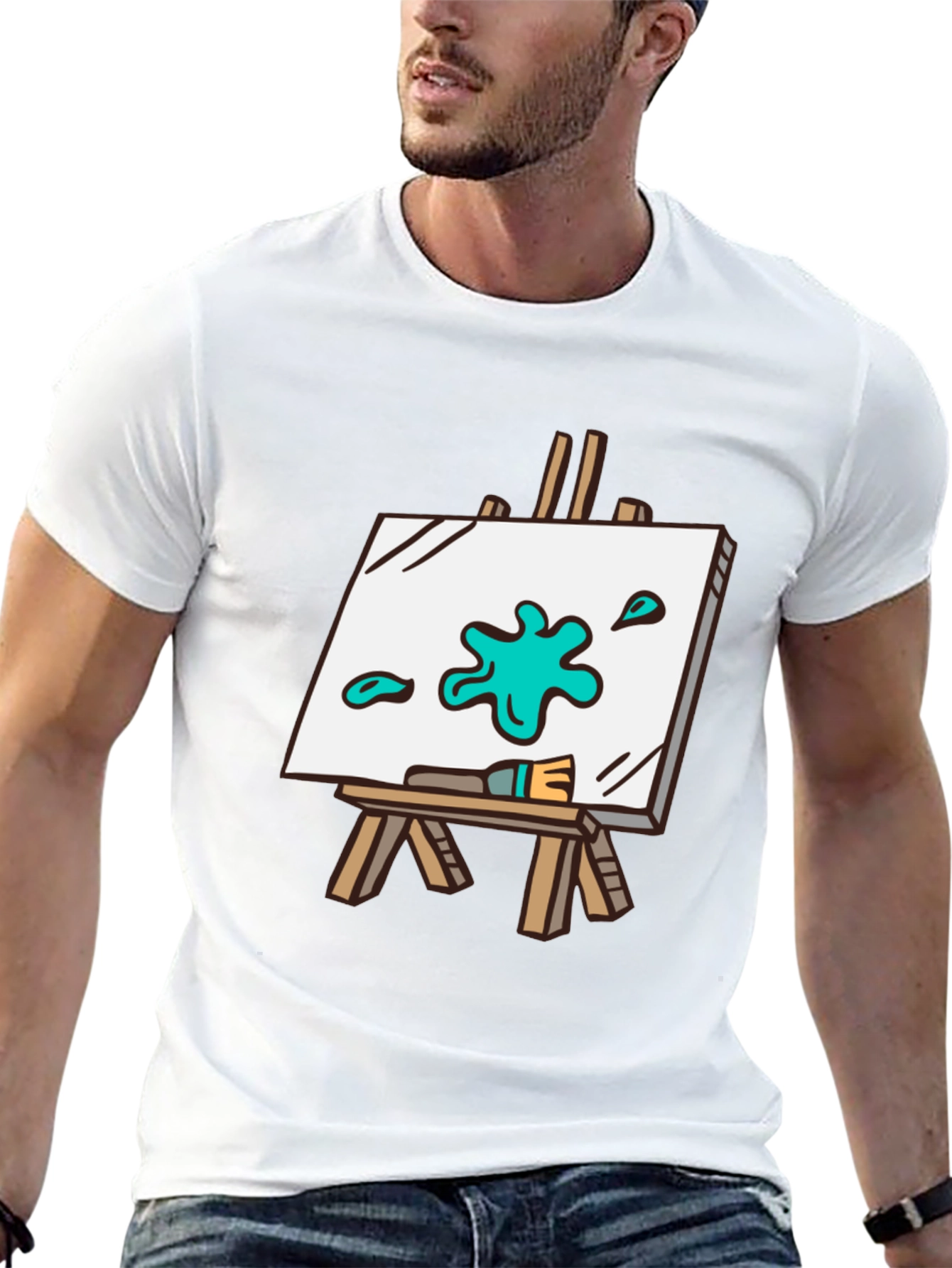 Artists Canvas T-Shirt - Creative Art Design Tee