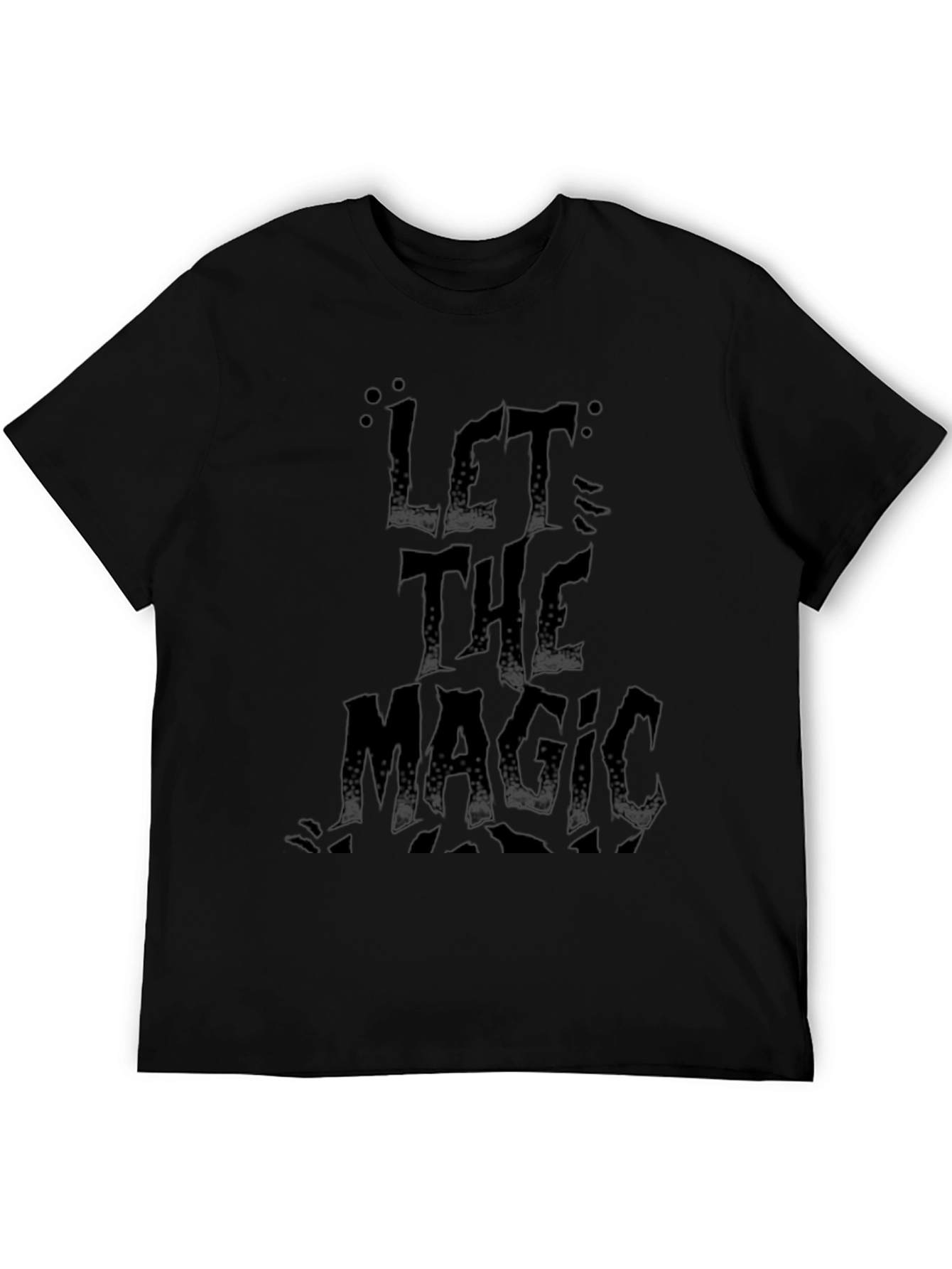Let the Magic Happen Black Graphic Tee