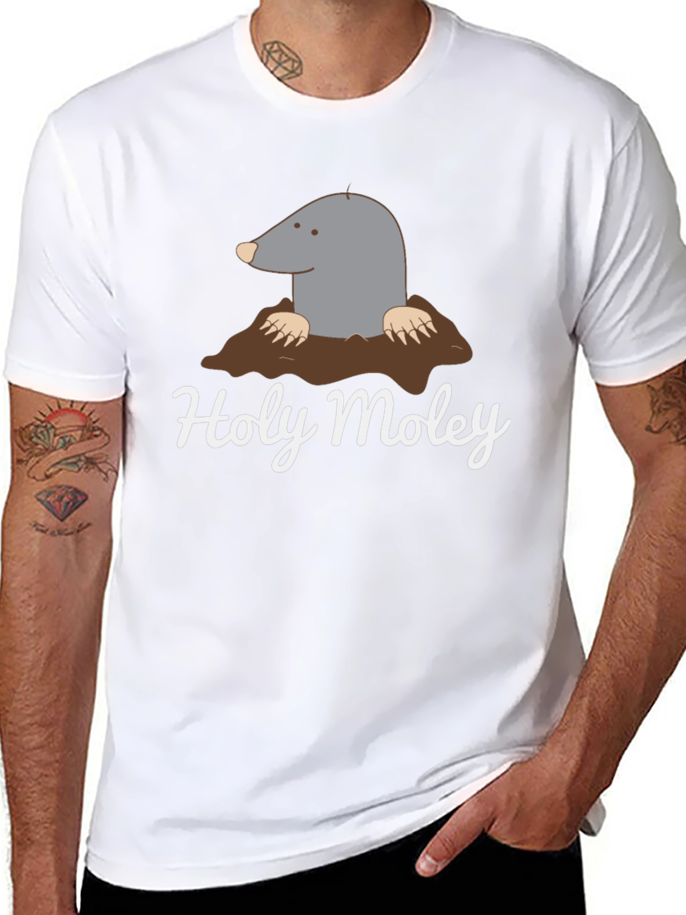 Holy Moley Graphic Tee - Mens Black T-Shirt