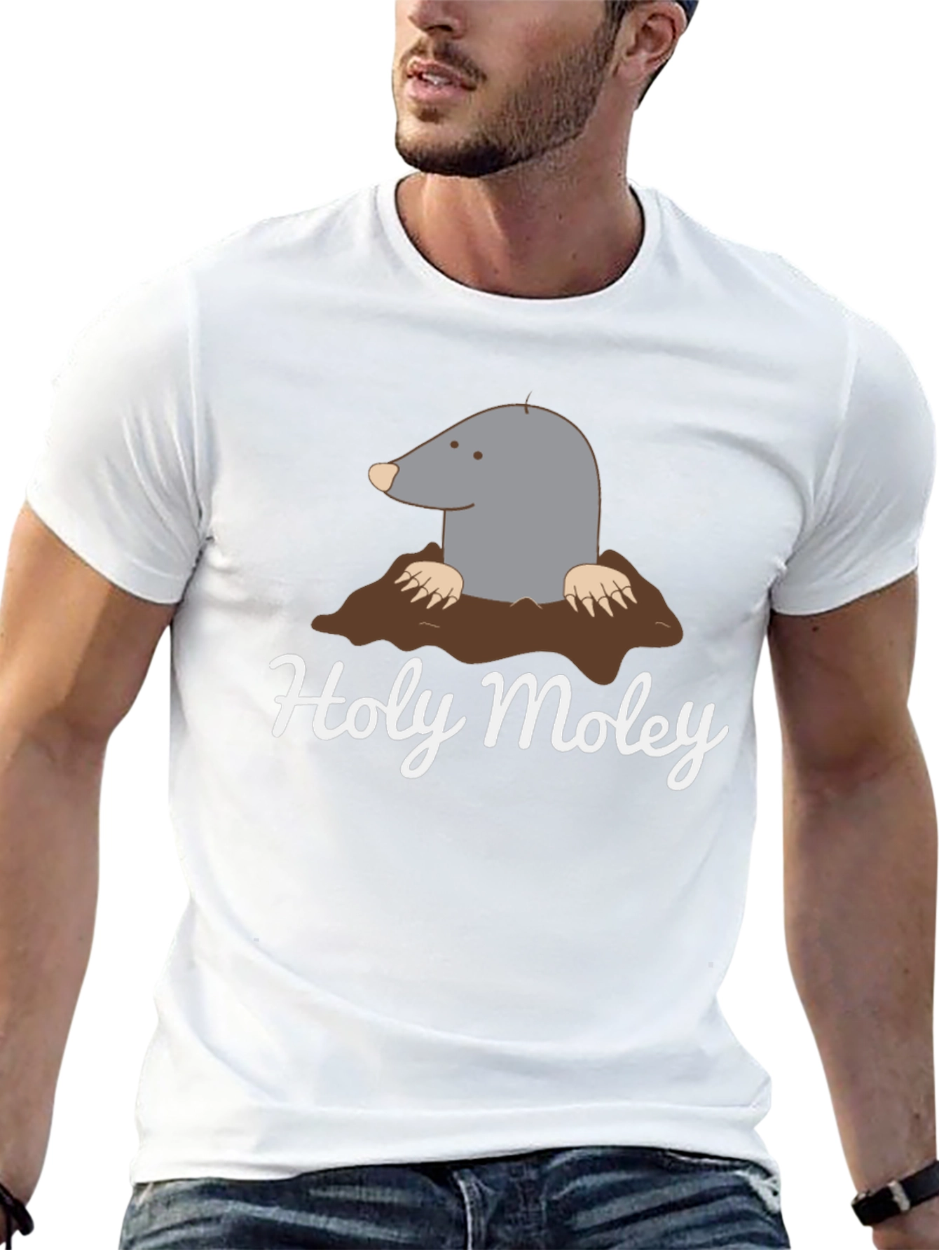 Holy Moley Graphic Tee - Mens Black T-Shirt
