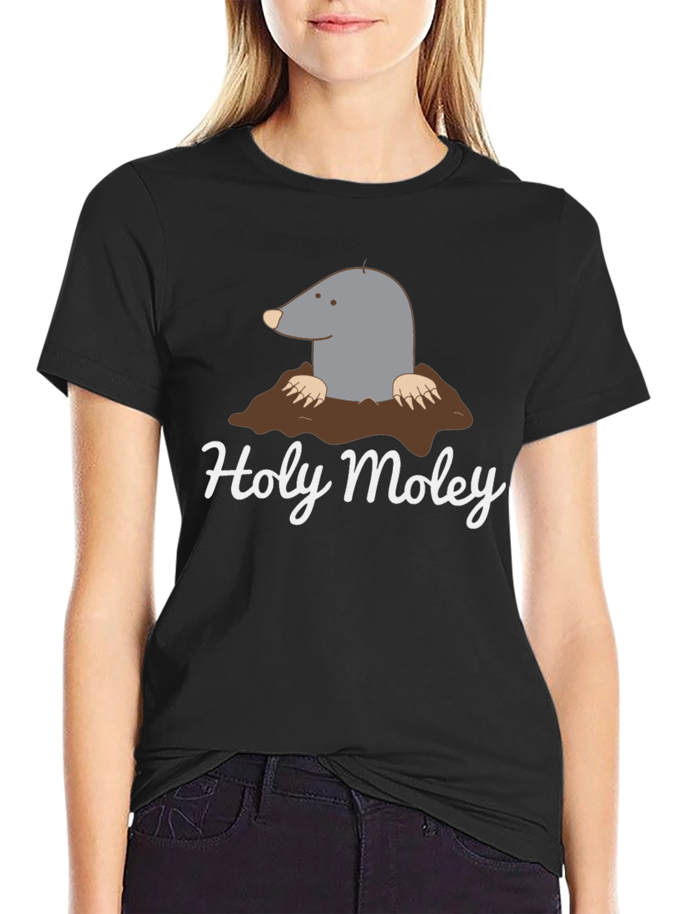 Holy Moley Graphic Tee - Mens Black T-Shirt