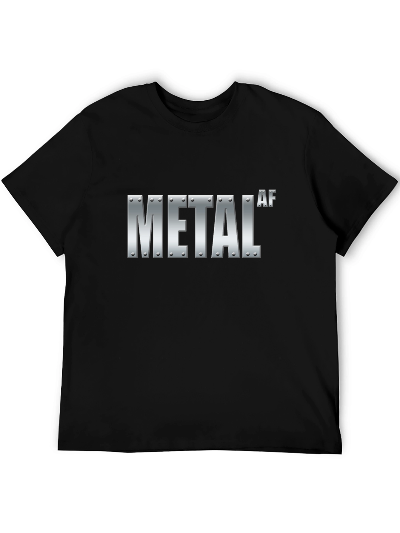 Metal AF Black Graphic T-Shirt