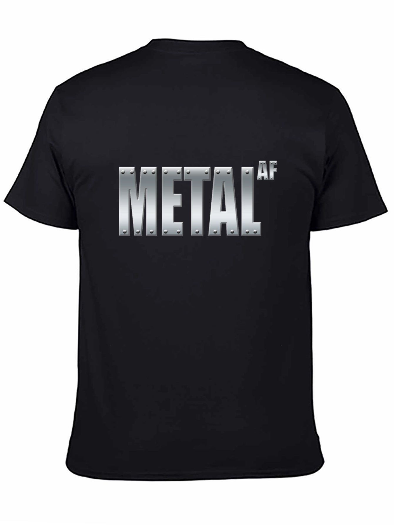 Metal AF Black Graphic T-Shirt