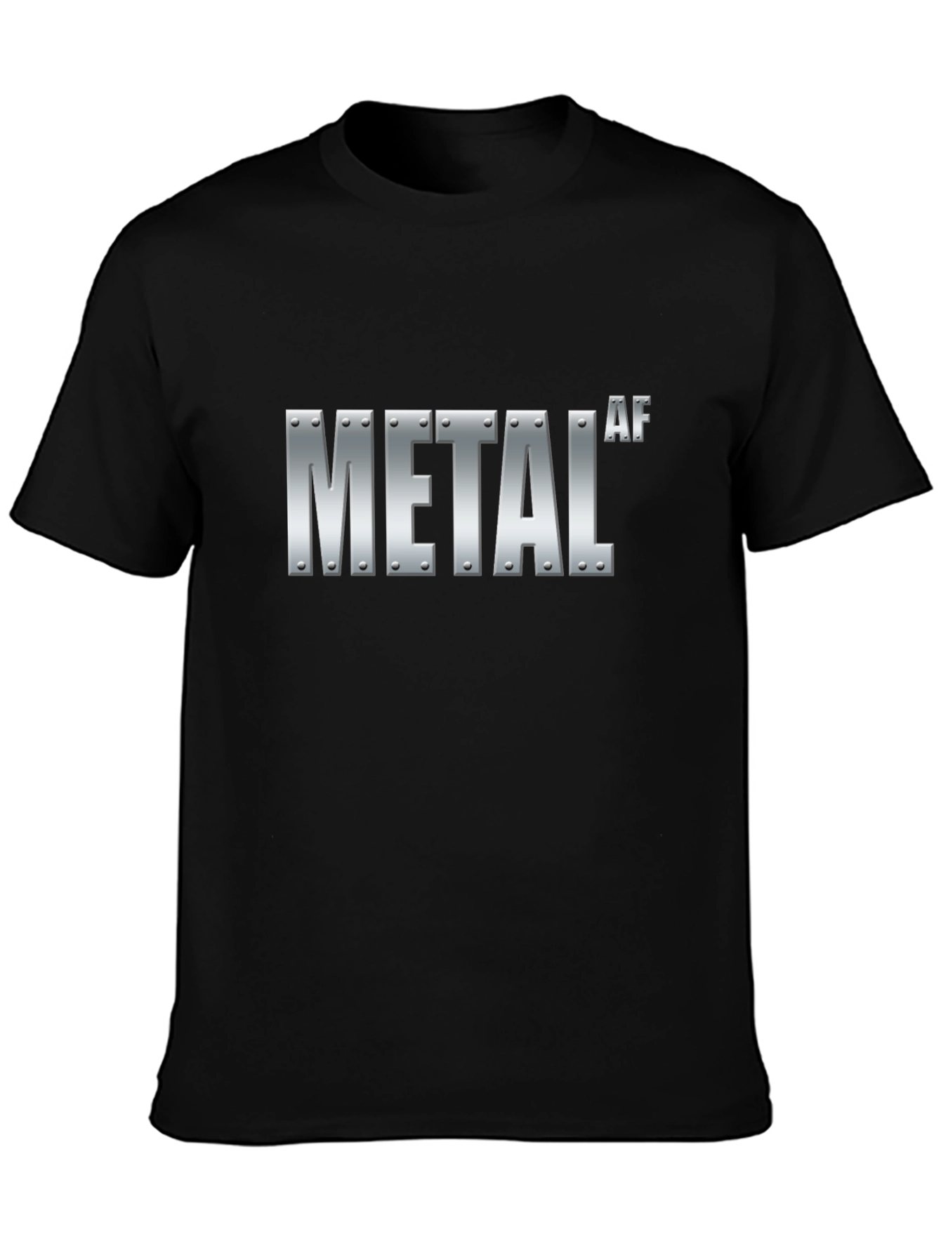 Metal AF Black Graphic T-Shirt