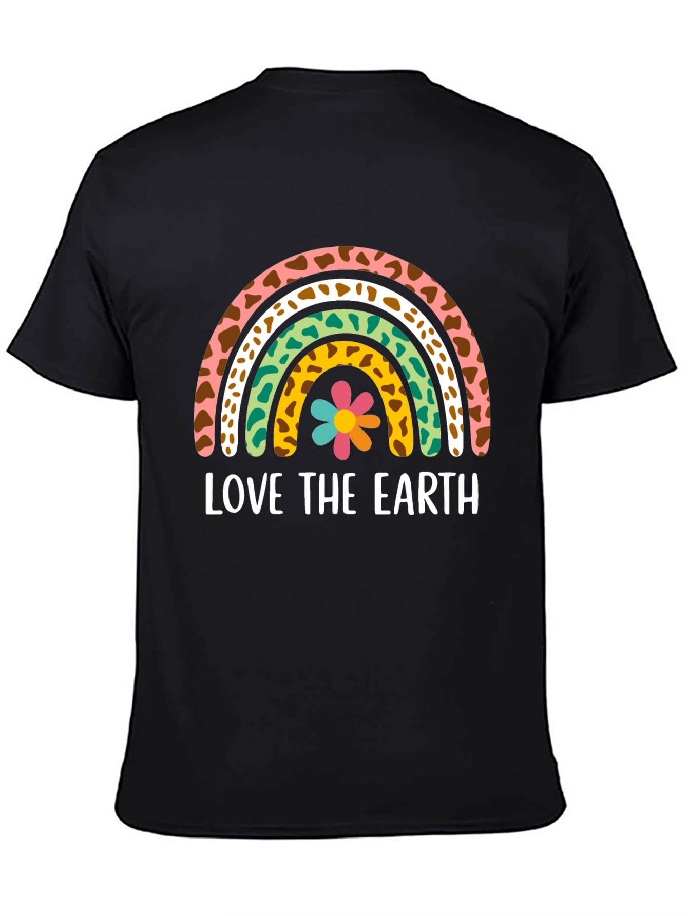 Love The Earth Rainbow Graphic T-Shirt