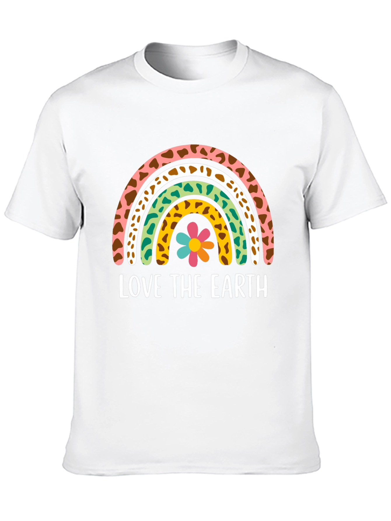 Love The Earth Rainbow Graphic T-Shirt