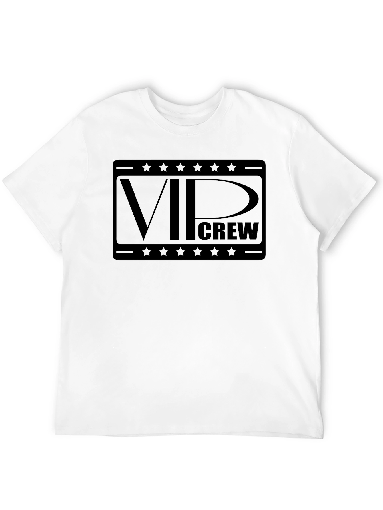 VIP Crew Black Graphic Tee