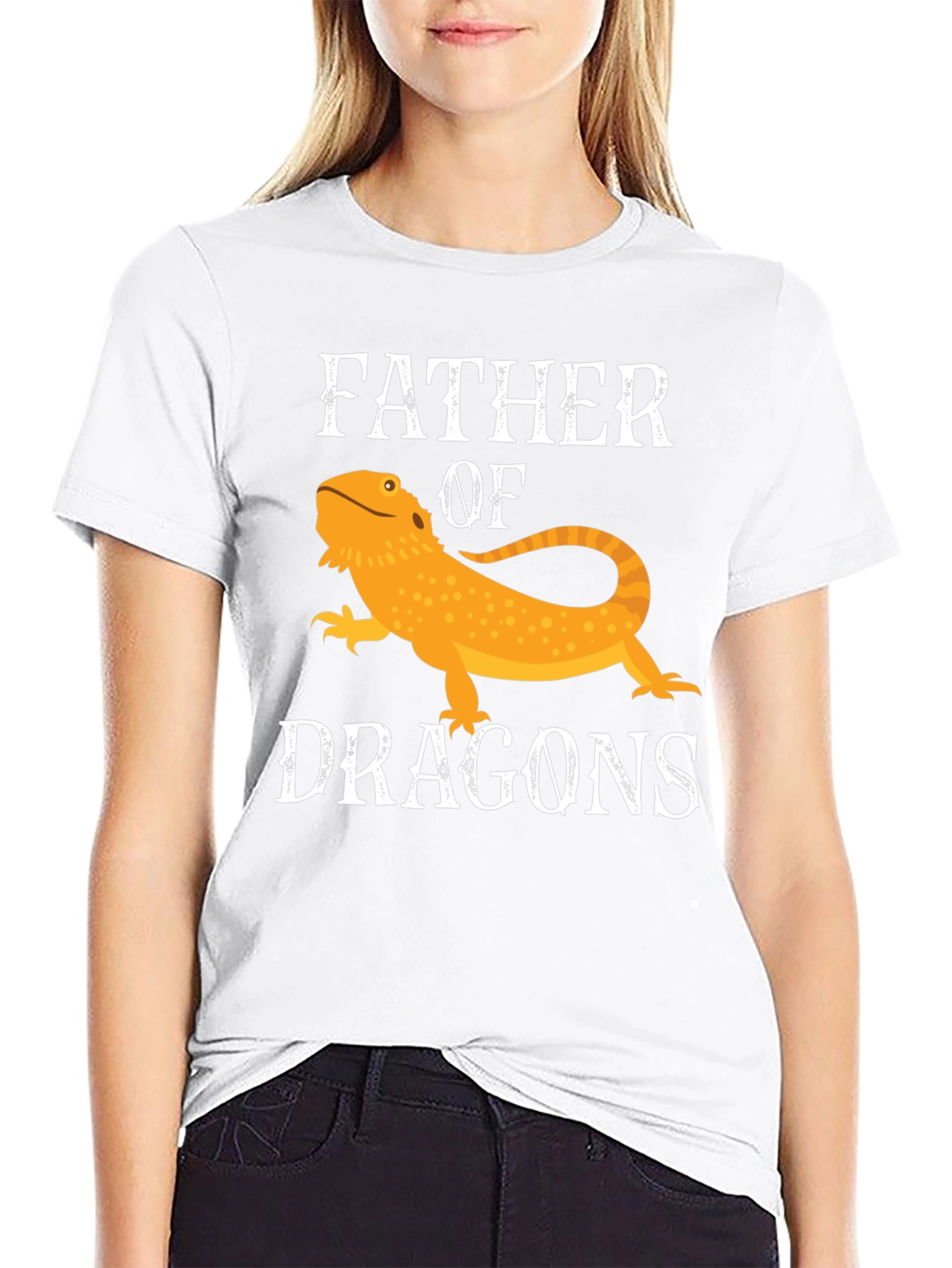 Father of Dragons Bearded Dragon T-Shirt