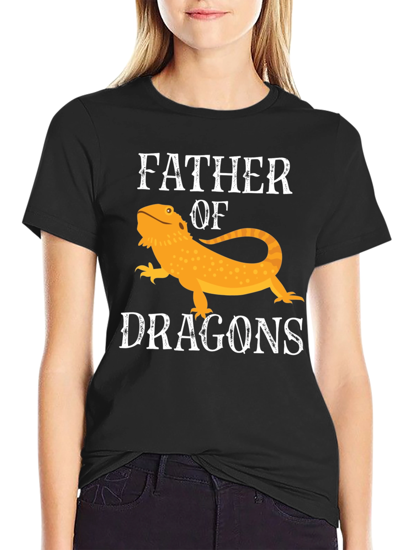 Father of Dragons Bearded Dragon T-Shirt