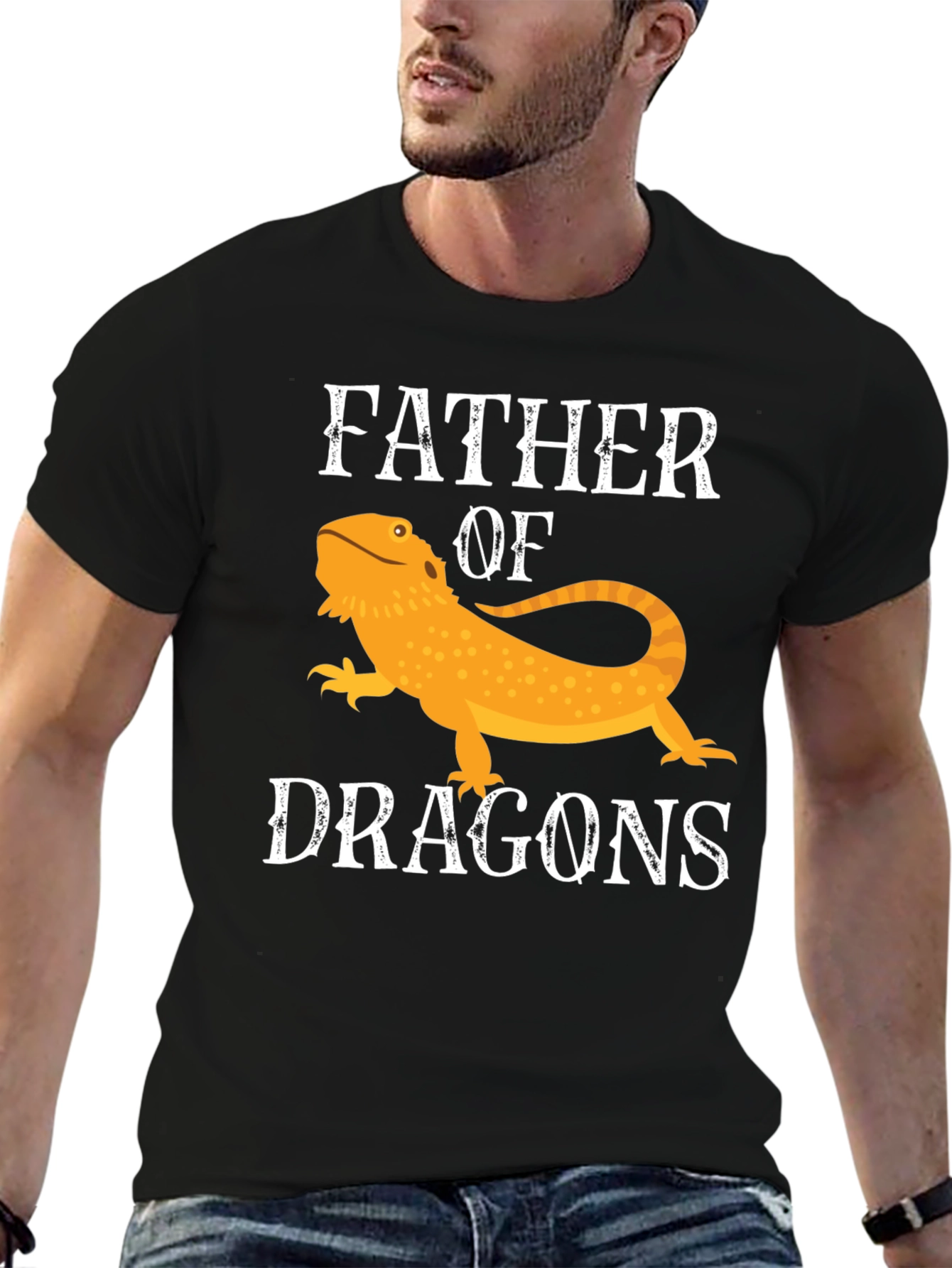 Father of Dragons Bearded Dragon T-Shirt