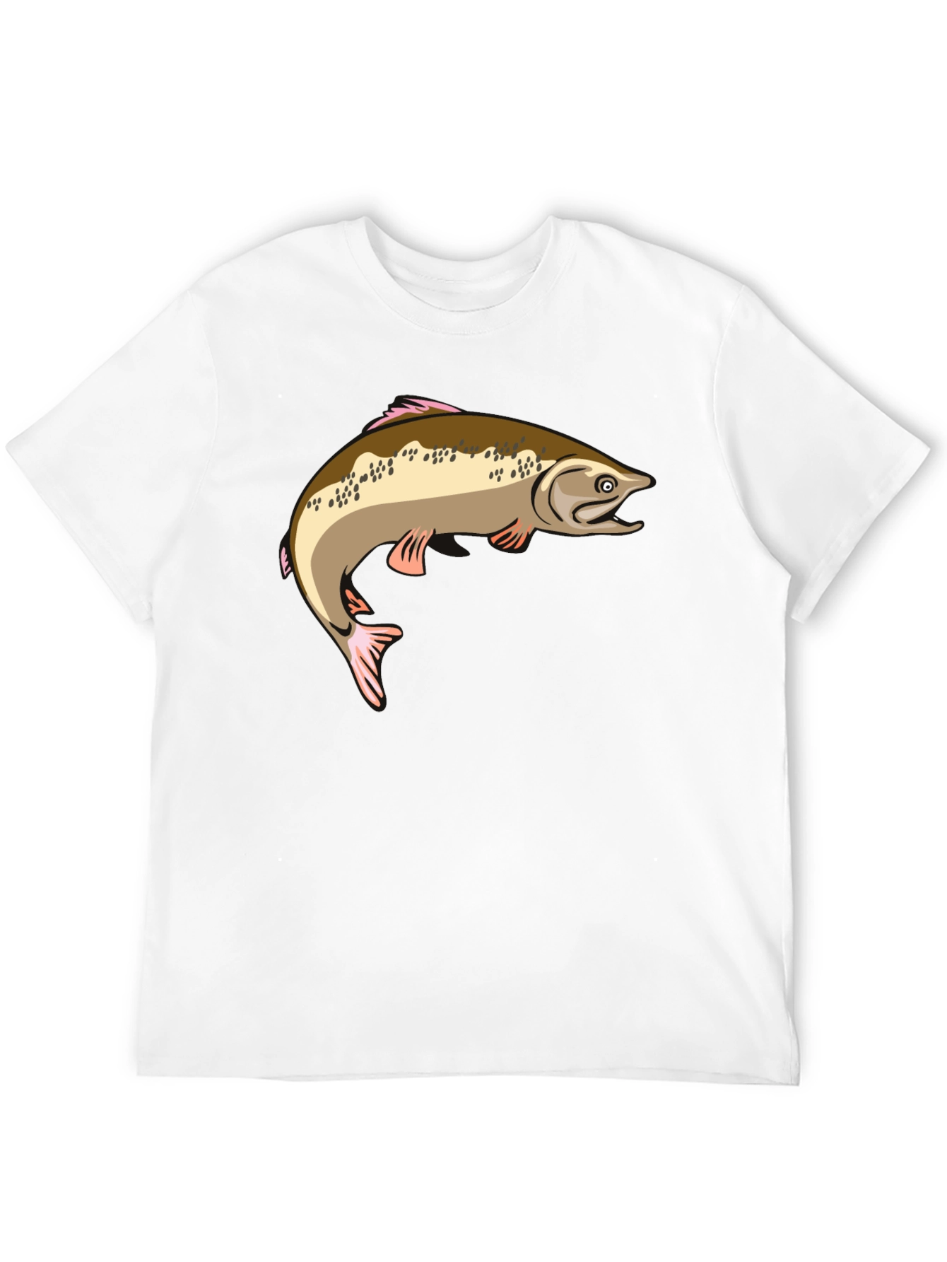 Fishing T-Shirt - Salmon Graphic Tee