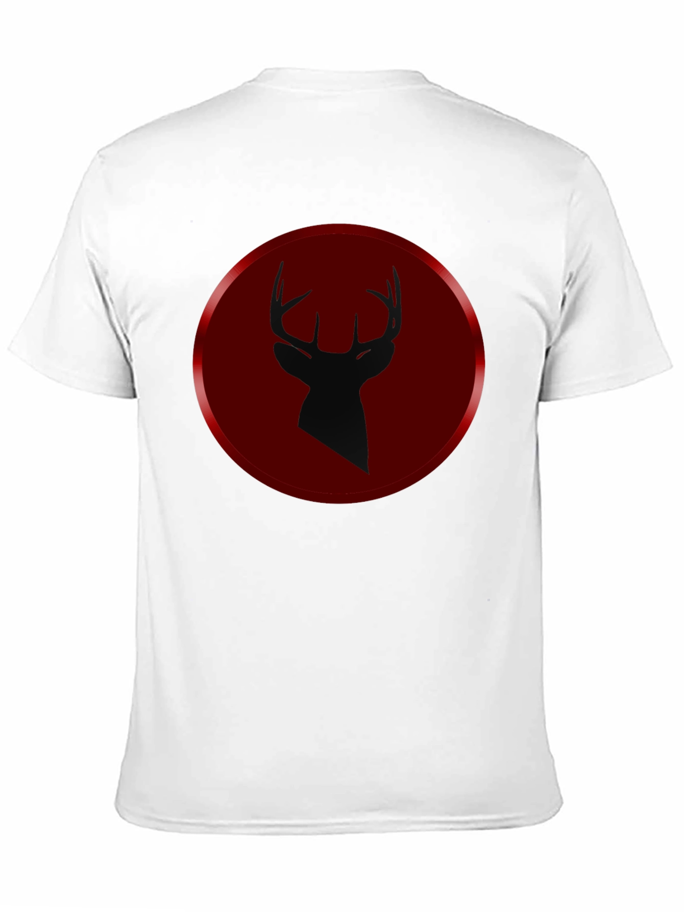 Deer Silhouette Graphic Tee - Mens Black T-Shirt