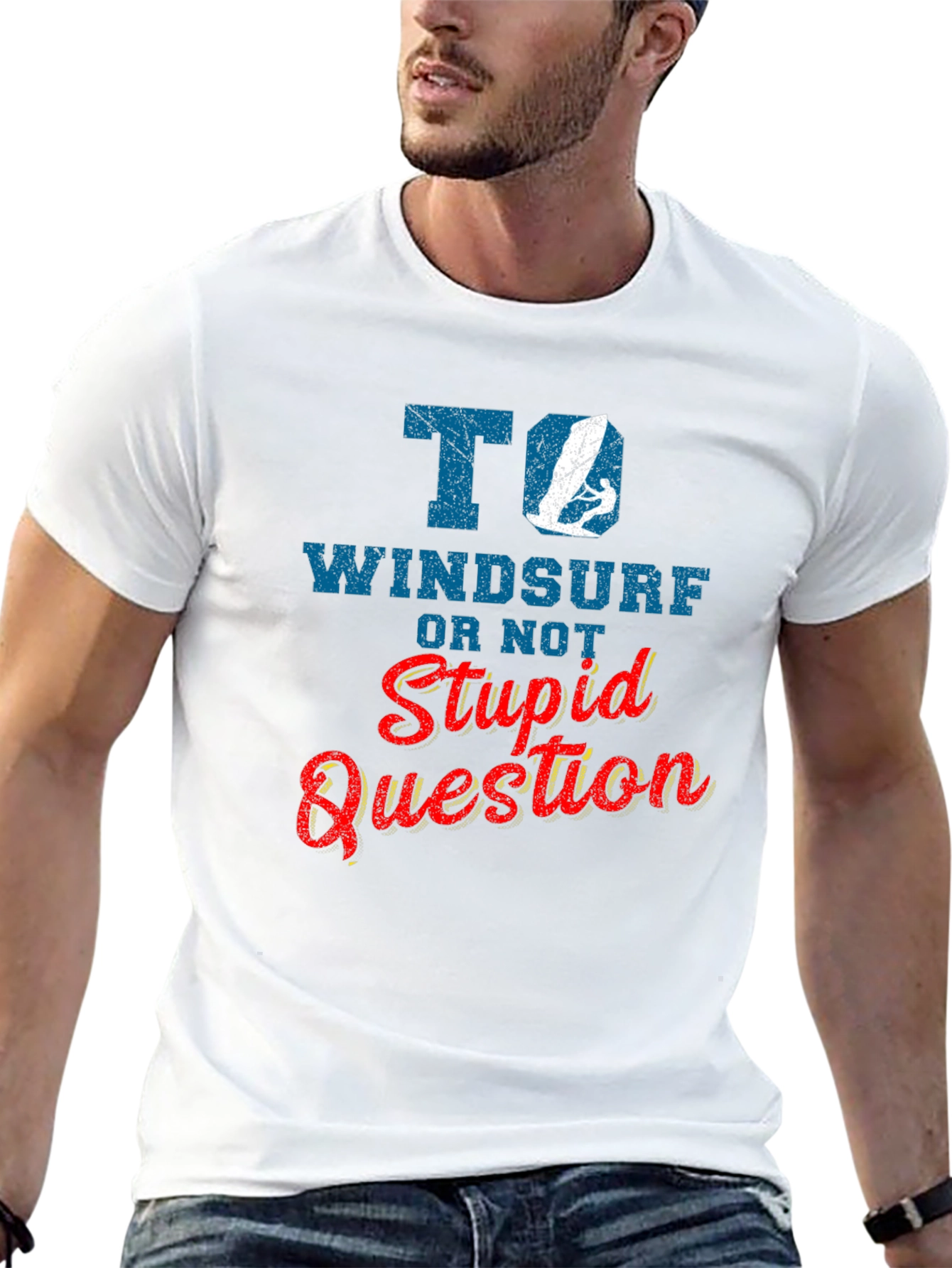 Windsurf T-Shirt - To Windsurf Or Not