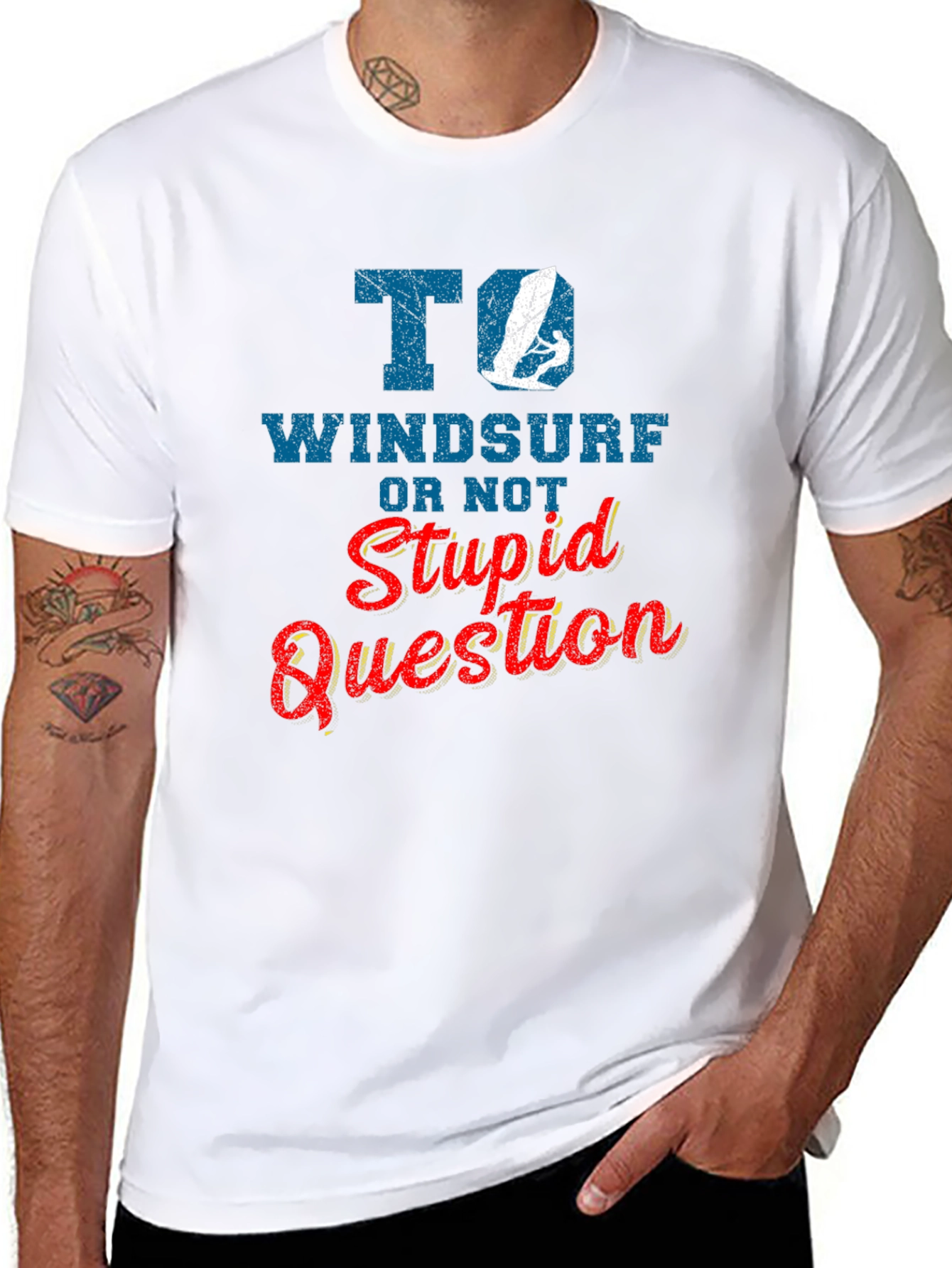 Windsurf T-Shirt - To Windsurf Or Not