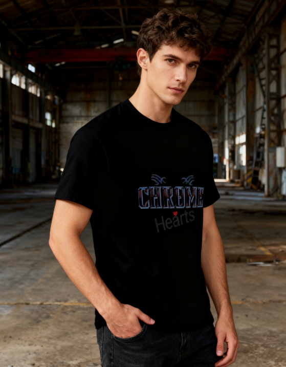 Chrome Hearts Graphic T-Shirt - 100% Cotton, Streetwear Essential for Casual & Urban Fashion Occasions