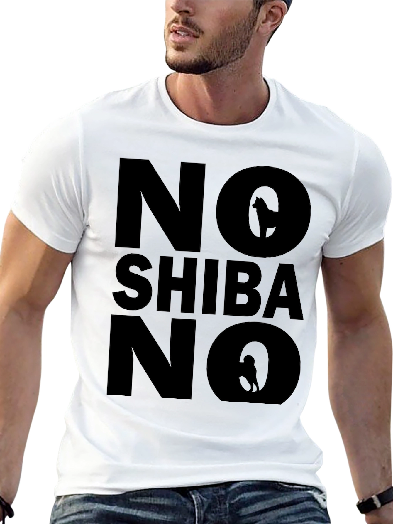 No Shiba No T-Shirt - Dog Lover Tee