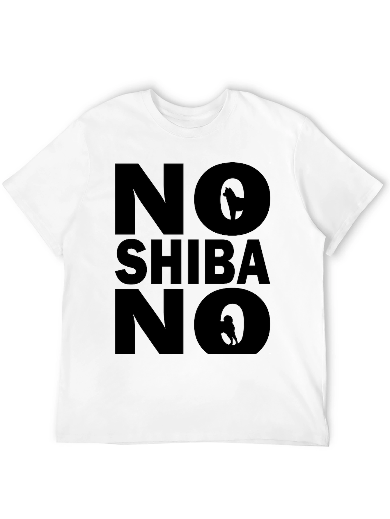 No Shiba No T-Shirt - Dog Lover Tee