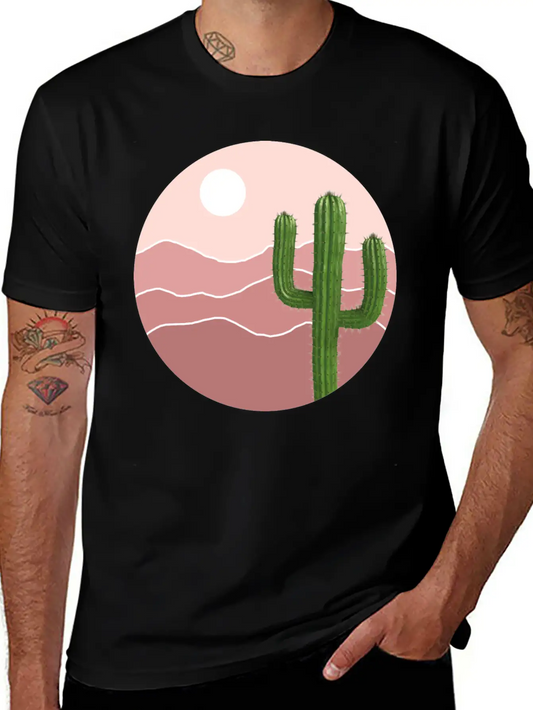 Cactus Plants Unisex Casual T-Shirt – Clean Design For Daily Comfort