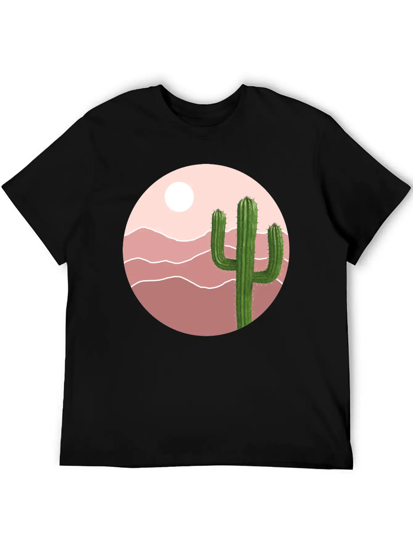 Cactus Plants Unisex Casual T-Shirt – Clean Design For Daily Comfort