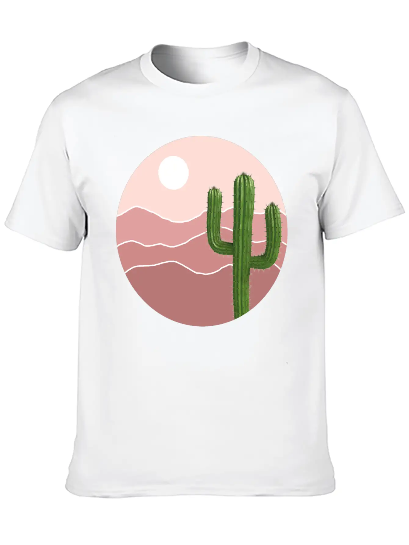Cactus Plants Unisex Casual T-Shirt – Clean Design For Daily Comfort