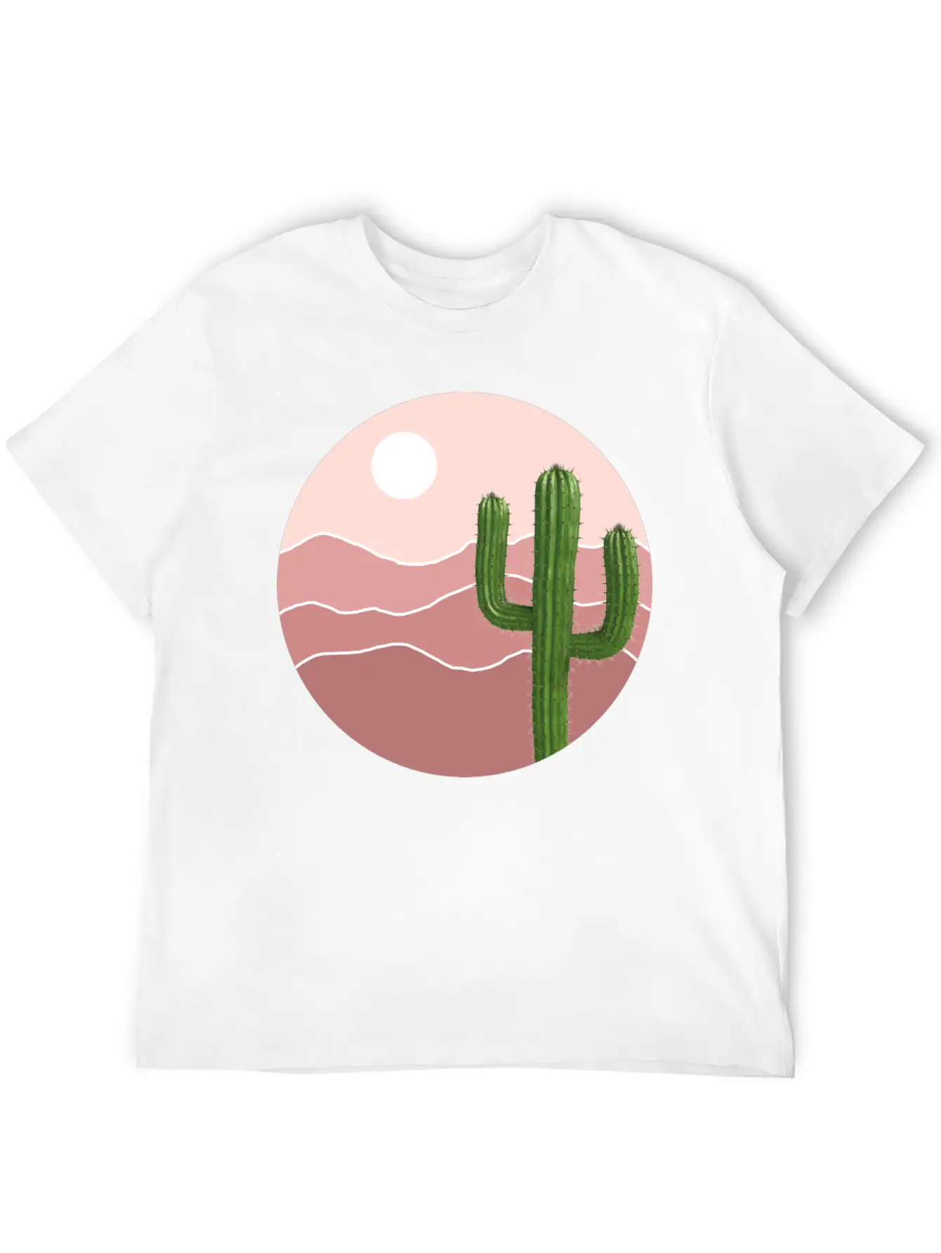 Cactus Plants Unisex Casual T-Shirt – Clean Design For Daily Comfort