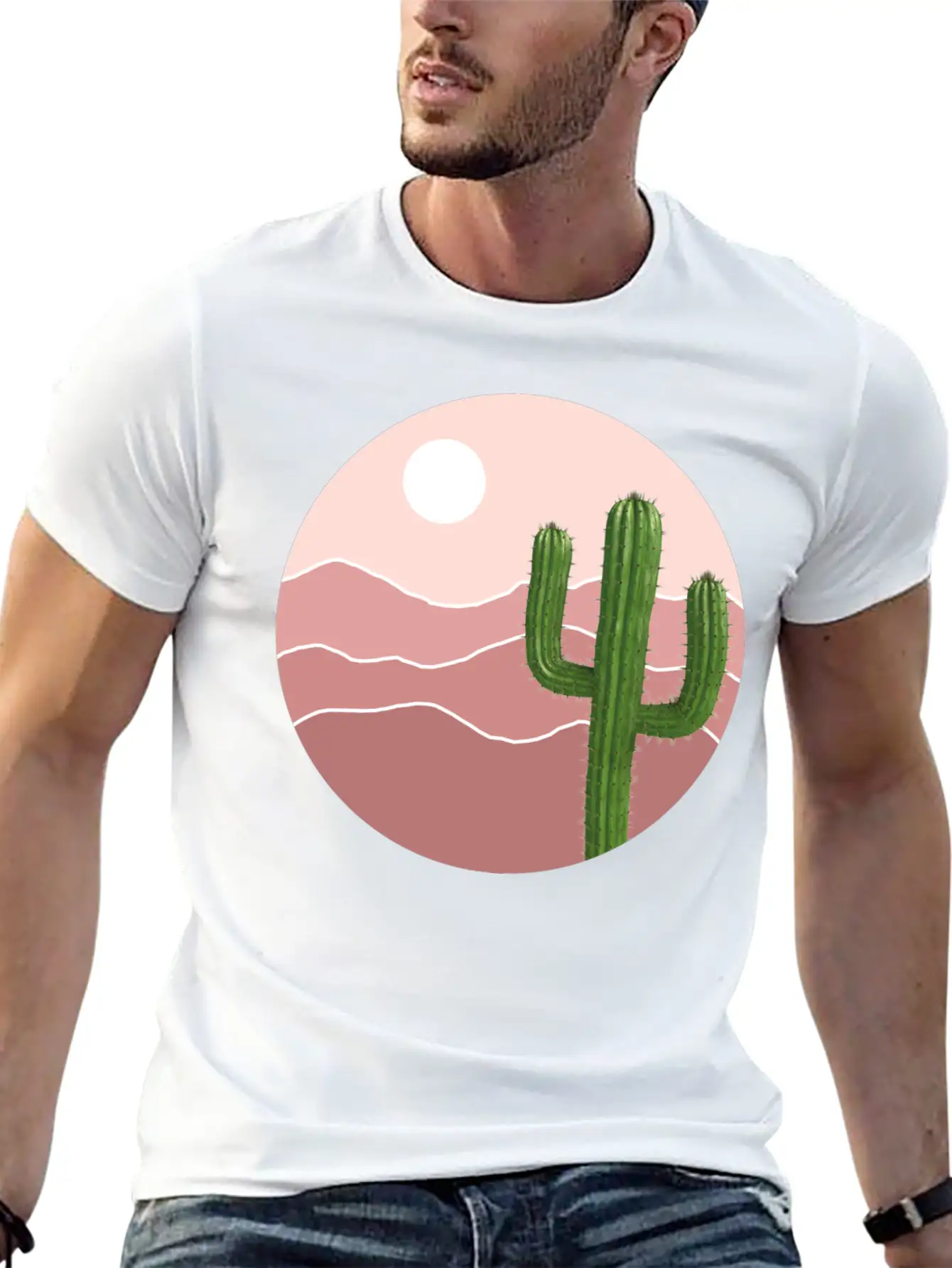 Cactus Plants Unisex Casual T-Shirt – Clean Design For Daily Comfort