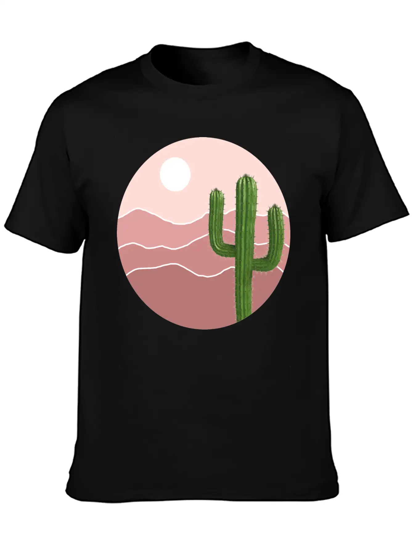 Cactus Plants Unisex Casual T-Shirt – Clean Design For Daily Comfort