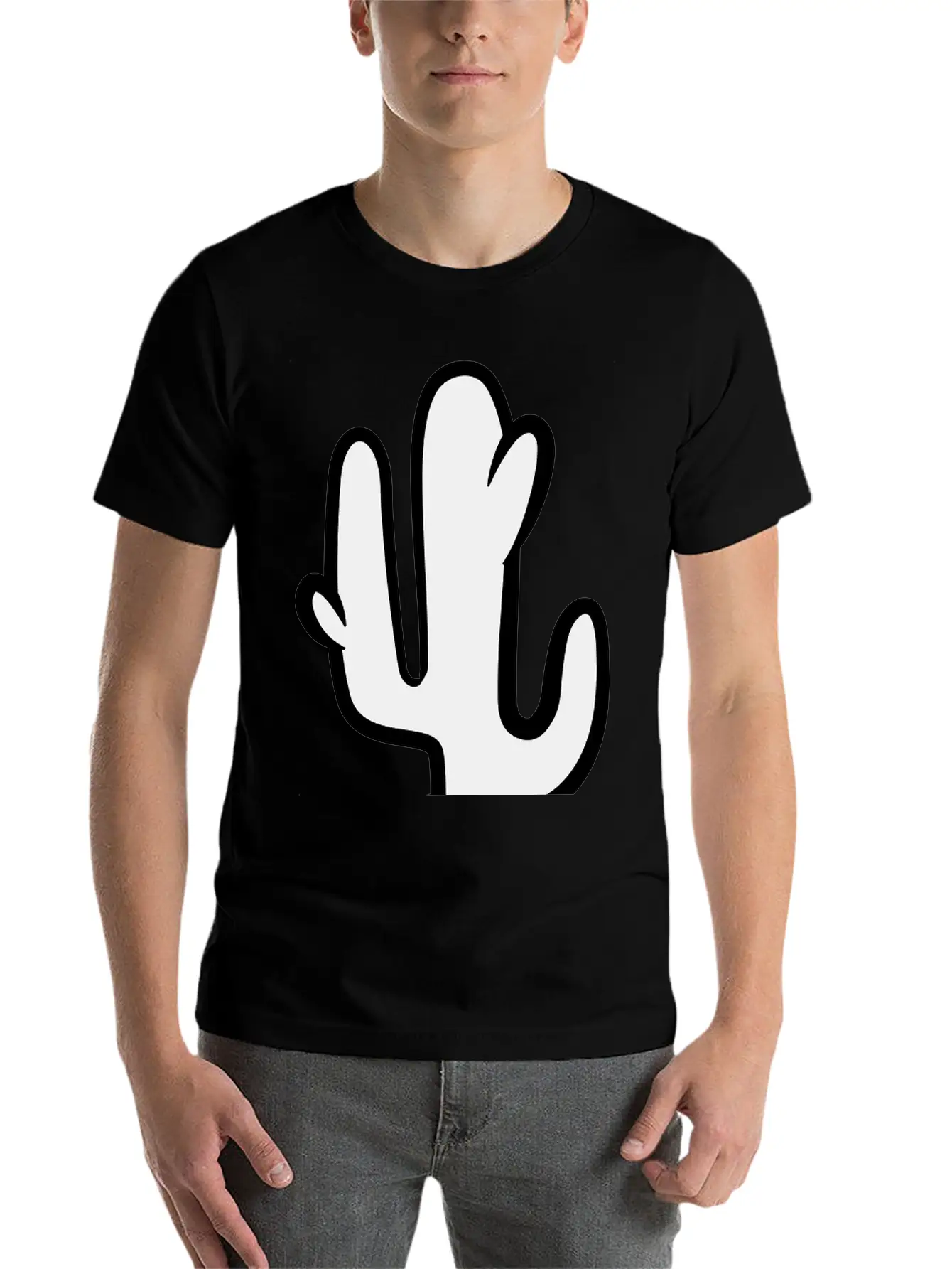 Cactus Unisex Casual T-Shirt – Clean Design For Daily Comfort