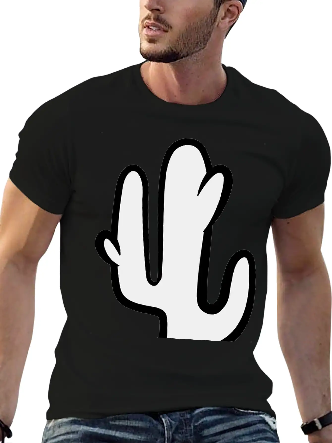 Cactus Unisex Casual T-Shirt – Clean Design For Daily Comfort