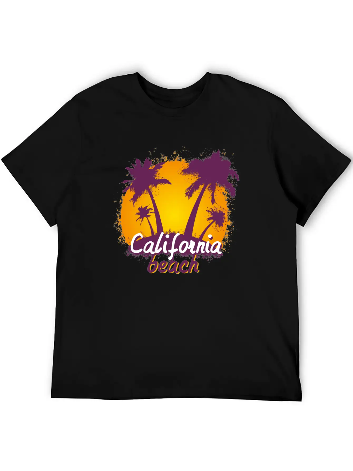 California Sunset Unisex Casual T-Shirt – Clean Design For Daily Comfort