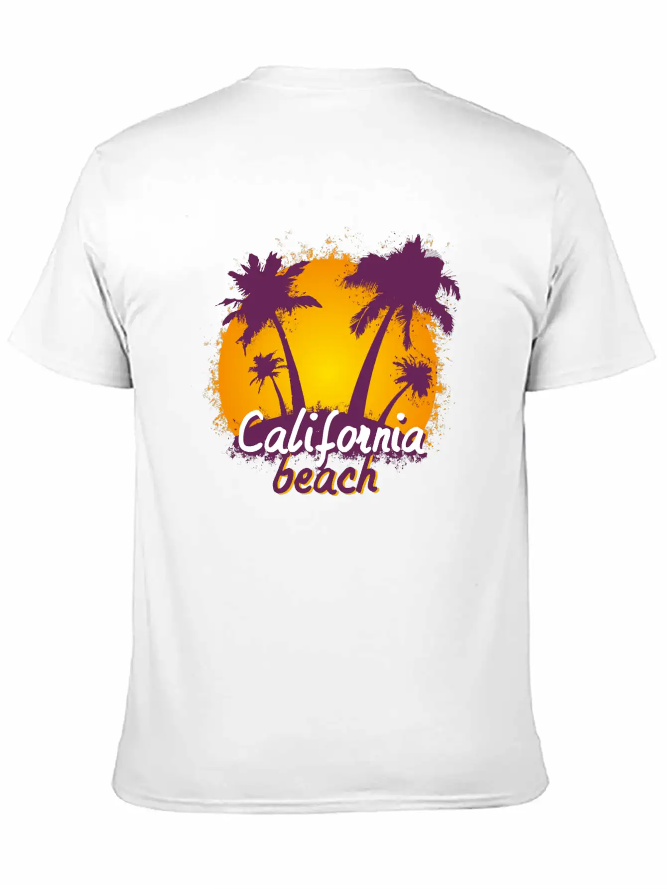 California Sunset Unisex Casual T-Shirt – Clean Design For Daily Comfort