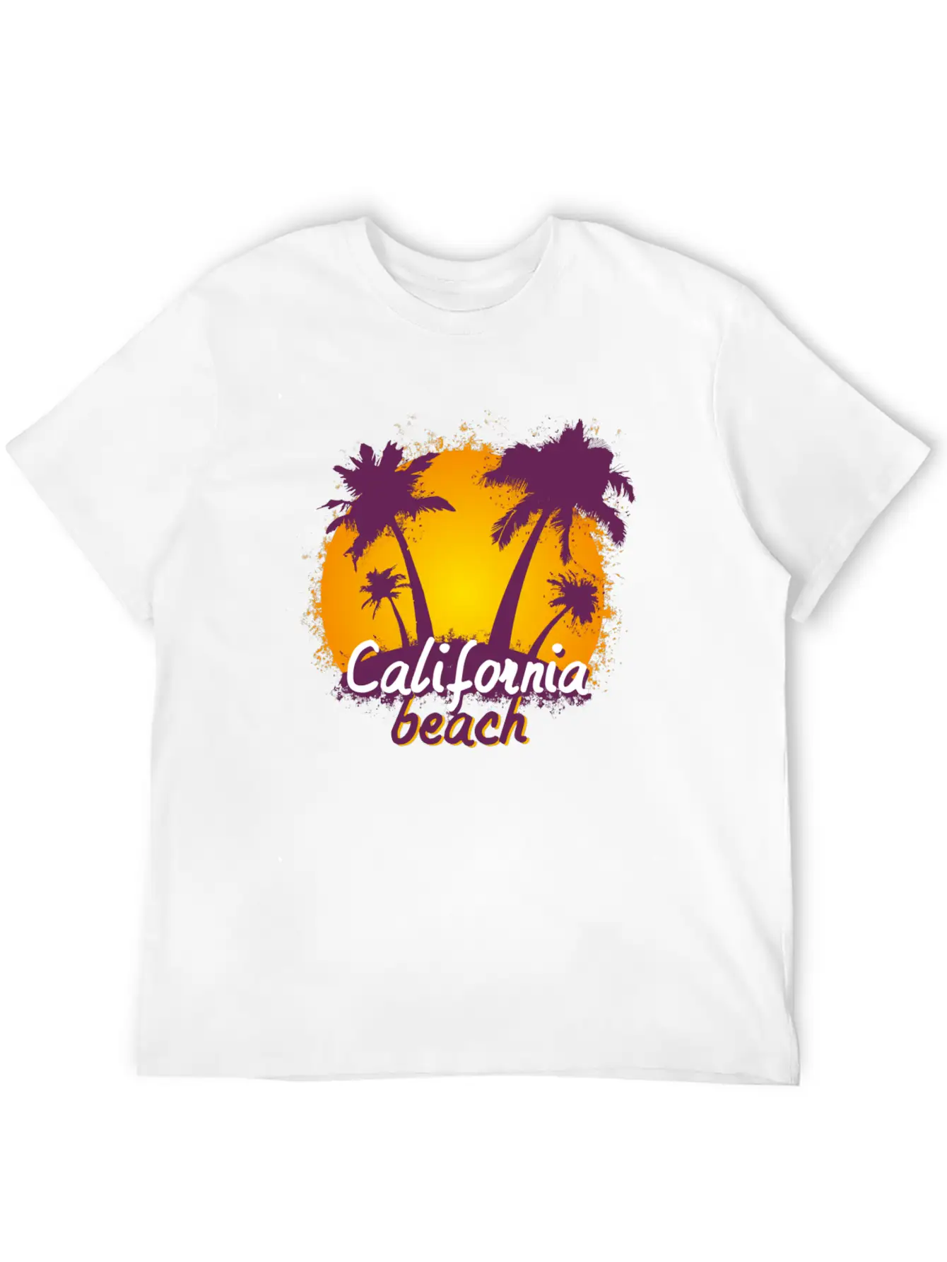 California Sunset Unisex Casual T-Shirt – Clean Design For Daily Comfort