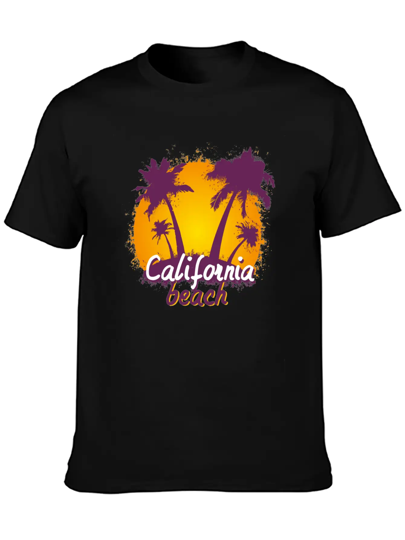 California Sunset Unisex Casual T-Shirt – Clean Design For Daily Comfort