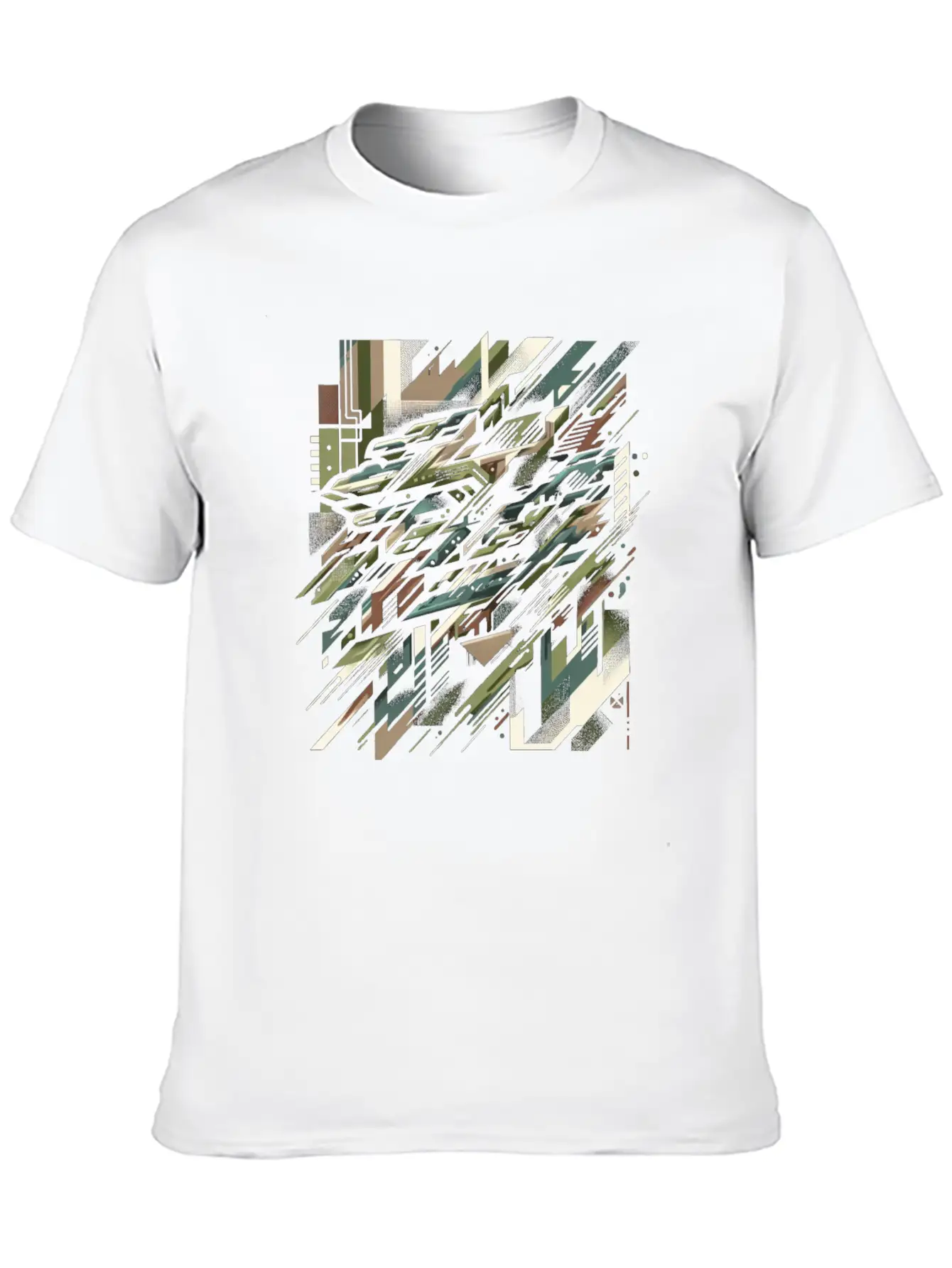 Camouflage Burst Unisex Casual T-Shirt – Clean Design For Daily Comfort