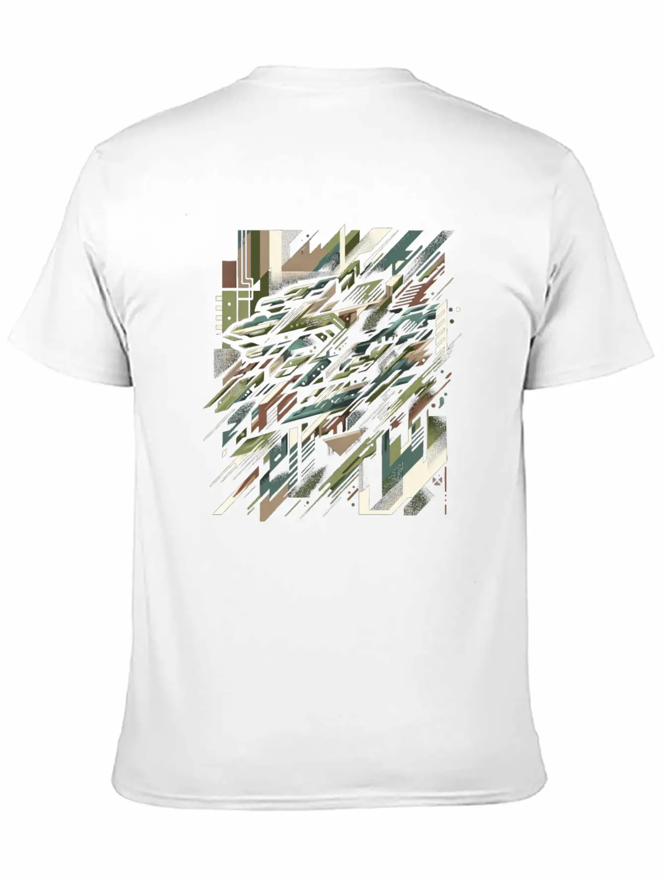 Camouflage Burst Unisex Casual T-Shirt – Clean Design For Daily Comfort