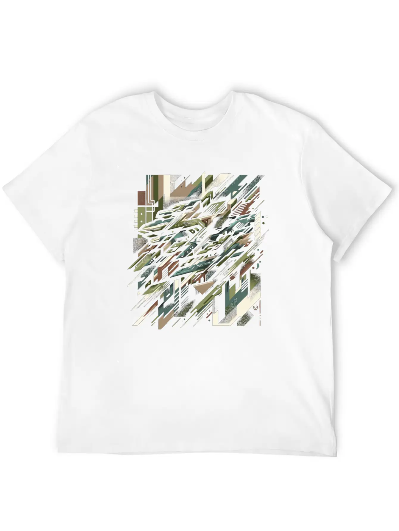 Camouflage Burst Unisex Casual T-Shirt – Clean Design For Daily Comfort