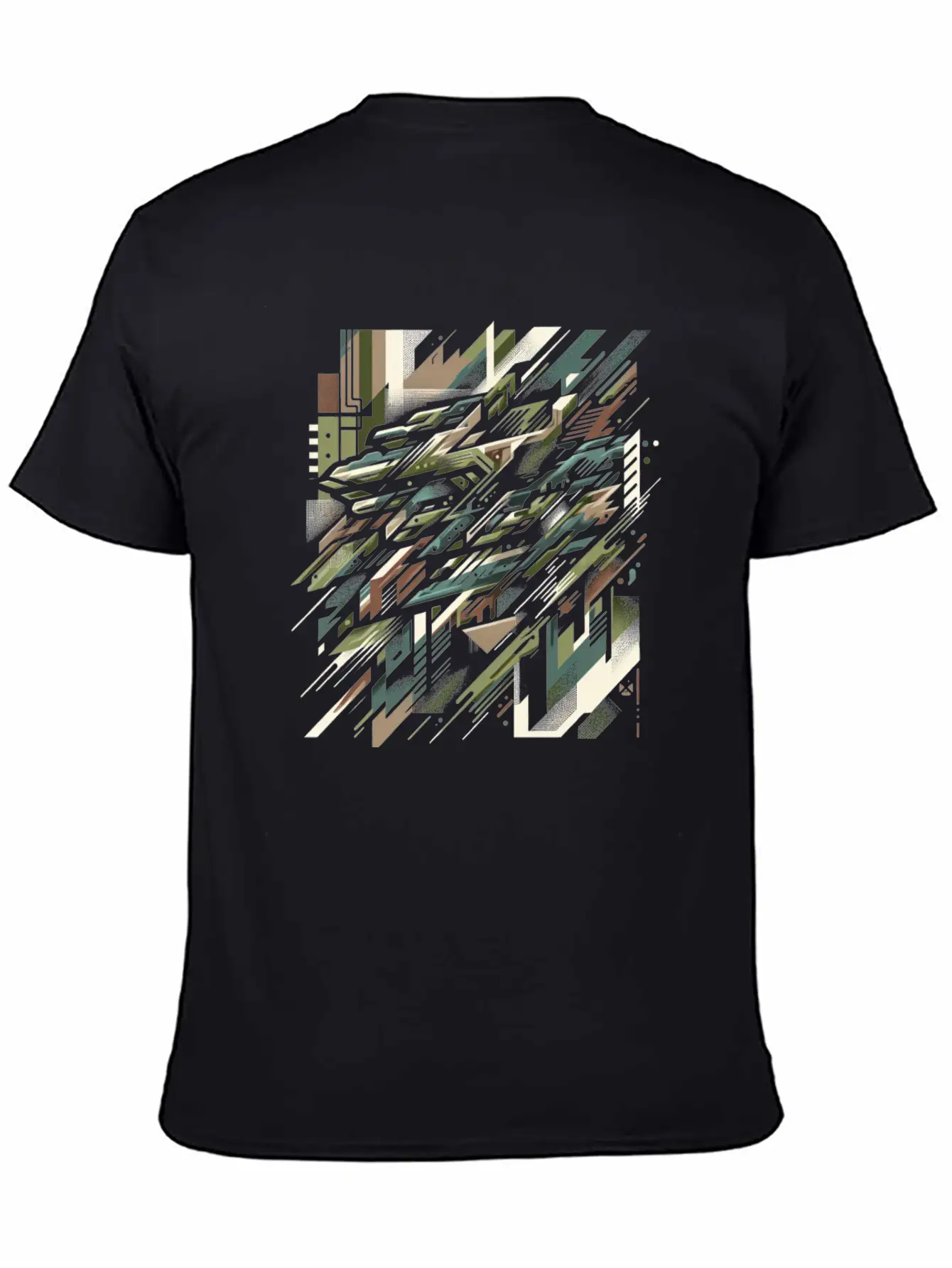 Camouflage Burst Unisex Casual T-Shirt – Clean Design For Daily Comfort