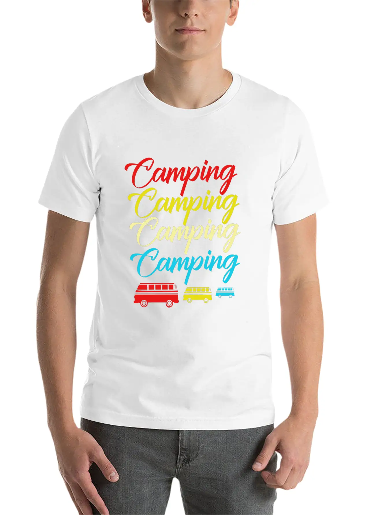 Camping Camp Tent Outback Trekking Travel Holiday Unisex Casual T-Shirt – Clean Design For Daily Comfort