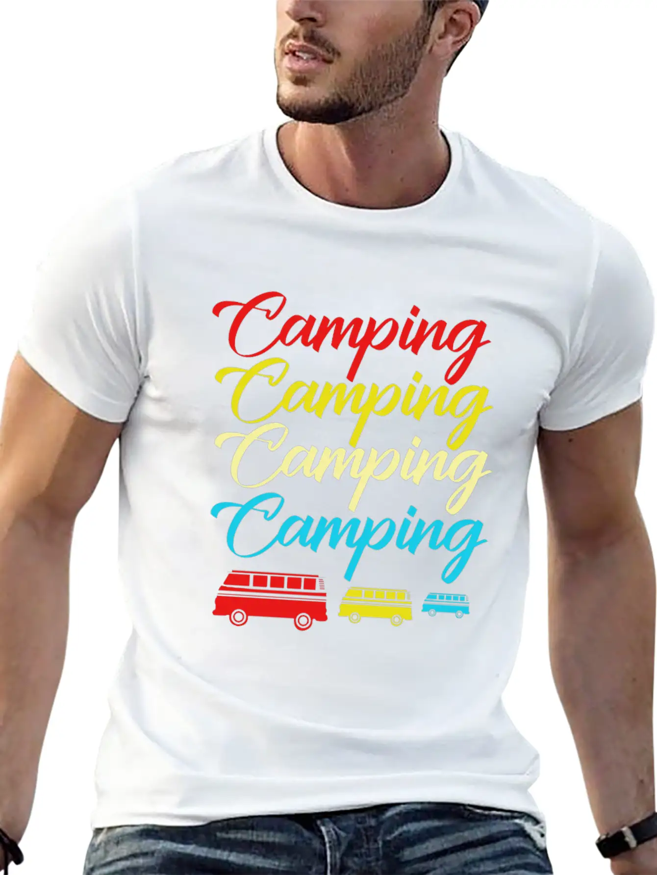 Camping Camp Tent Outback Trekking Travel Holiday Unisex Casual T-Shirt – Clean Design For Daily Comfort