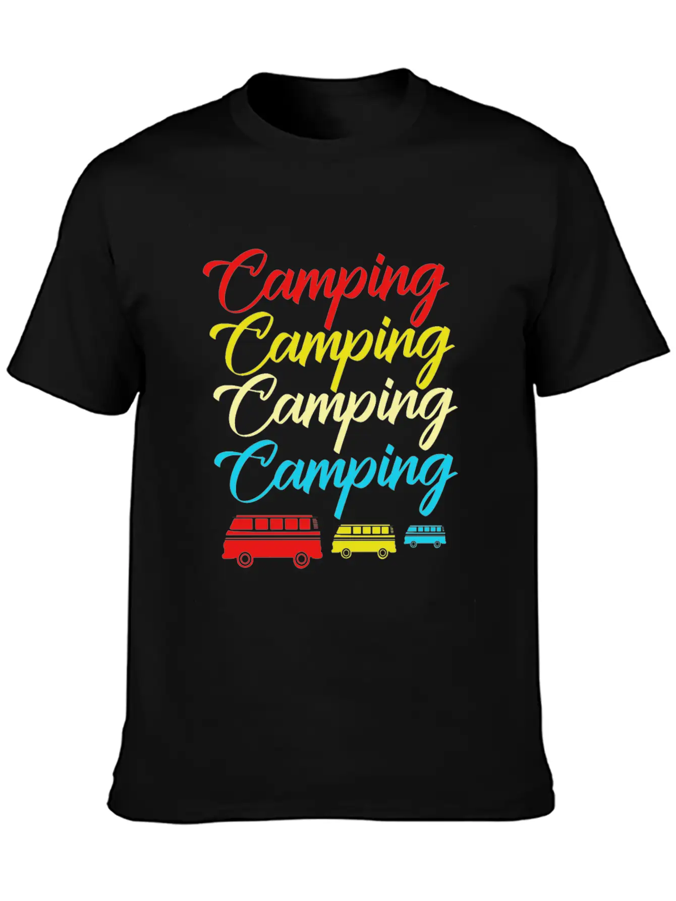 Camping Camp Tent Outback Trekking Travel Holiday Unisex Casual T-Shirt – Clean Design For Daily Comfort