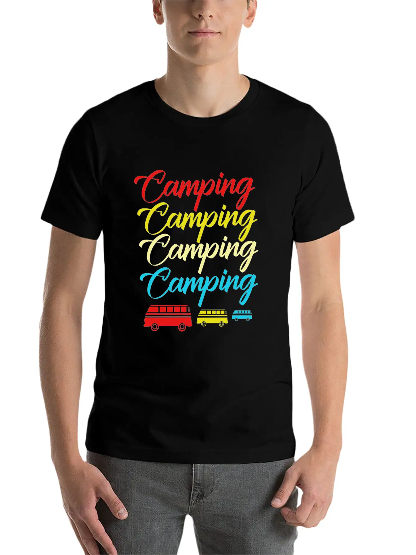 Camping Camp Tent Outback Trekking Travel Holiday Unisex Casual T-Shirt – Clean Design For Daily Comfort