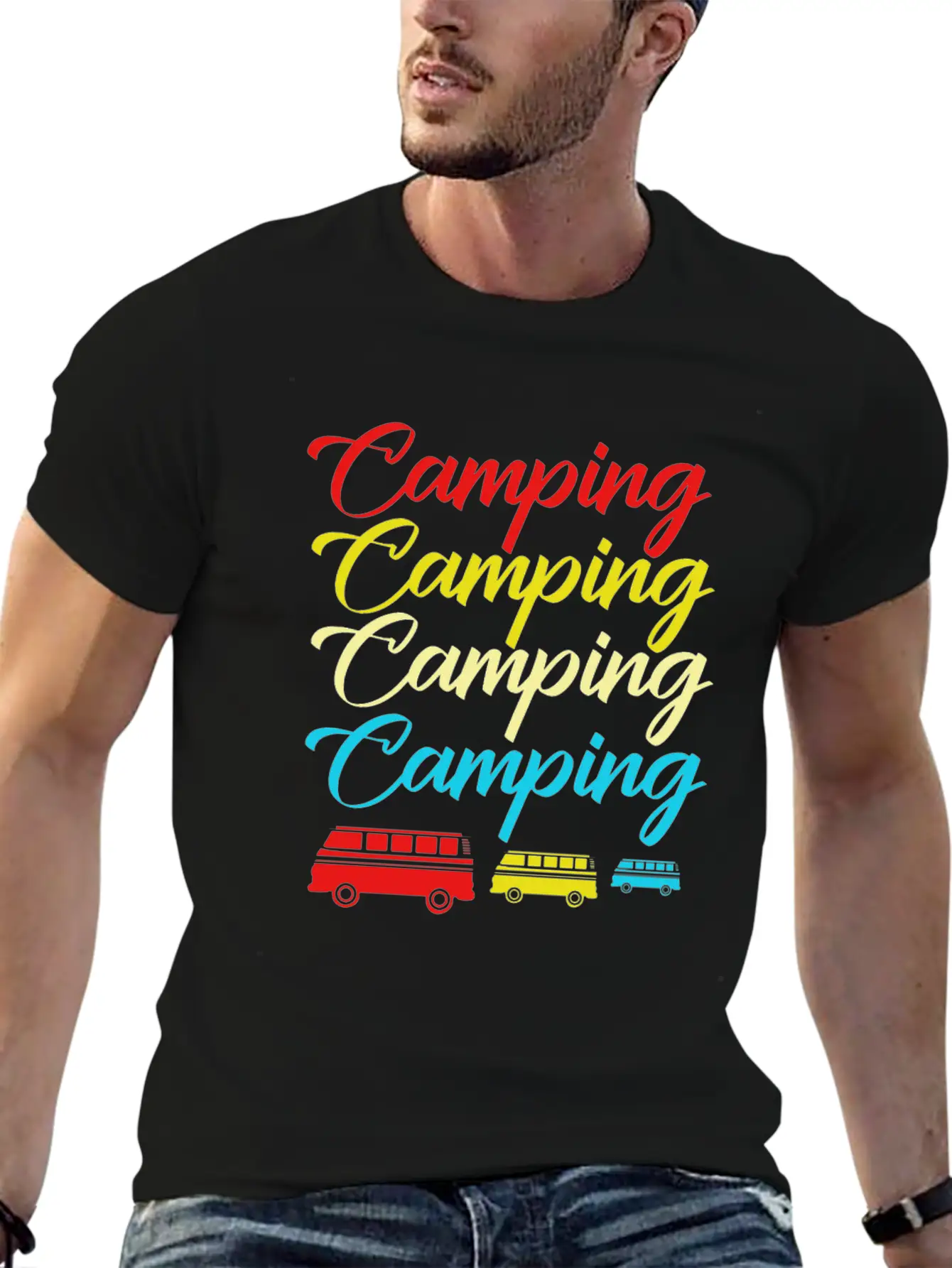 Camping Camp Tent Outback Trekking Travel Holiday Unisex Casual T-Shirt – Clean Design For Daily Comfort