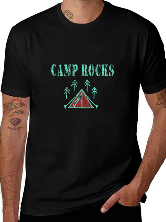 Camping Unisex Casual T-Shirt – Clean Design For Daily Comfort